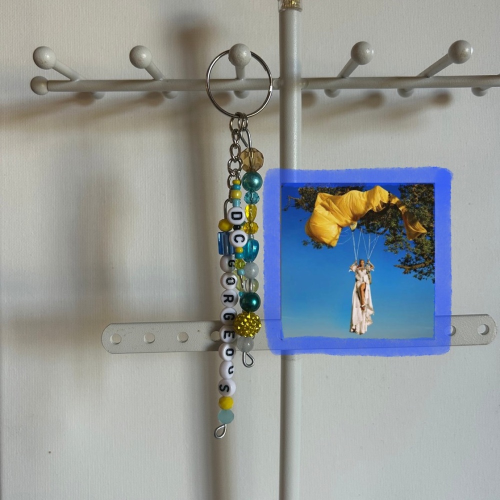 Doja Cat inspired Beaded Key Holder